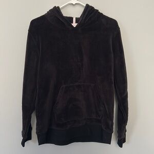 SO Intimates Black Hoodie with Ears Pajama Top in Size Medium